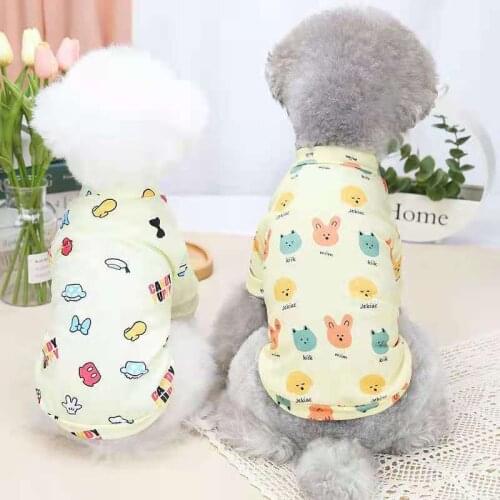 Fashion Sweatshirt Dog Clothes for Dogs or cats Four-legged clothes spring and autumn Thin Casual Clothing teddy french bulldog