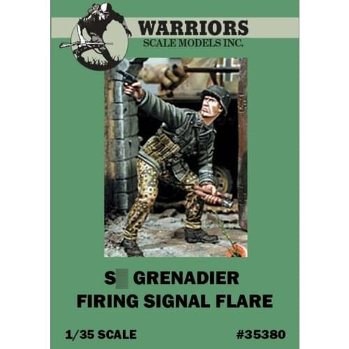 1/35 German Grenadier Firing Signal Flare - Resin Figure Kits 1pc WARRIORS #35380 Unassembled Uncolored