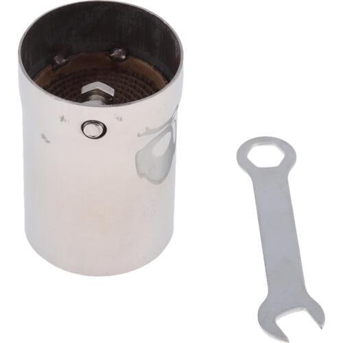 Stainless Steel 48mm Motorbike Racing Exhaust Can DB Killer Silencer Muffler Baffles