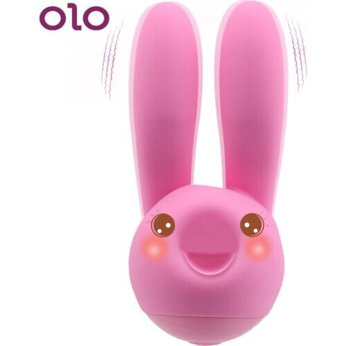 OLO Oral Sex Tongue Licking Vibrator For Clitoris Vagina Nipples 3 Motors Rabbit Ear Shape Vibrators Sex Toys For Women