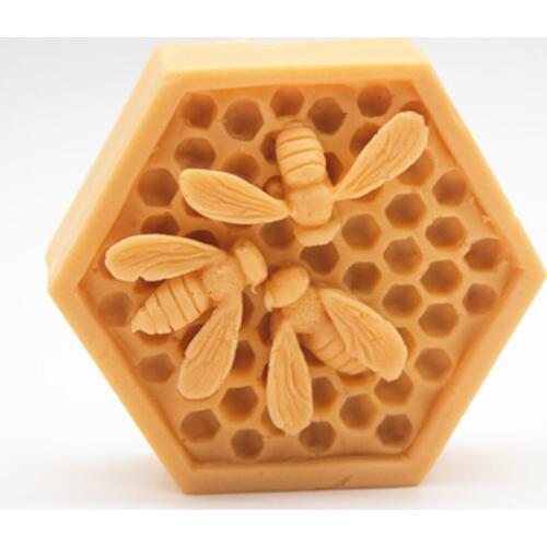 Wholesale Bee Nest Craft Soap Molds Cake Chocolate Wax Candle Silicone Mold