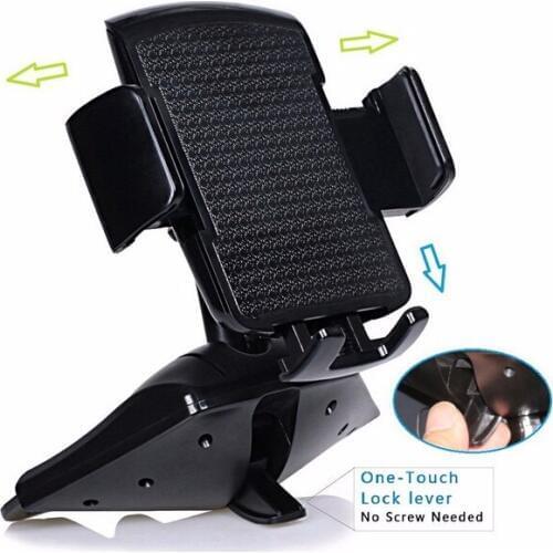 Rotary Car CD Slot Mounts Phone Holders Stands For Galaxy S10e J4 J6 S7 S6 edge S8 S9 S10 Plus J2 J5 J7 Prime Note8 Note 9 7 5 4