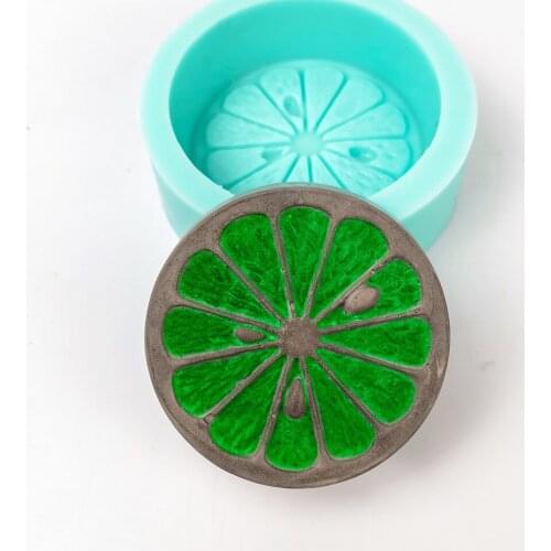 PRZY Fruit Handmade Mould Silicone Molds Orange Soap Lemon Slices With Seeds Mold Soap Molds Fondant Clay Resin Moulds Candle