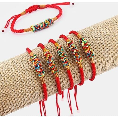 SunMoon Bracelets Red Thread
