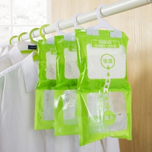Moisture Bag Wardrobe Desiccant Family Use Hanging Drying Agent Dehumidifier Bags Room Accessories Hang Anti-Mold Desiccant Bags