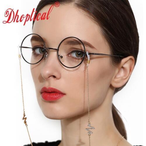 Sunglasses chain woman/lady reading glasses use decorate cord metal material 10pcs by dhoptical
