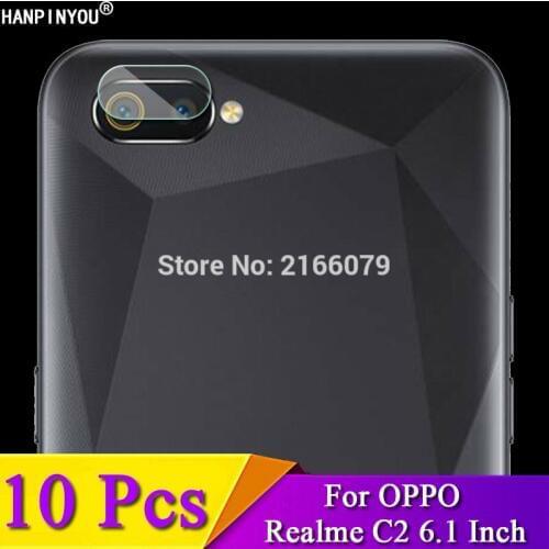 10 Pcs/Lot For OPPO Realme C2 6.1" Clear Rear Camera Lens Protective Protector Cover Soft Tempered Glass Film Guard