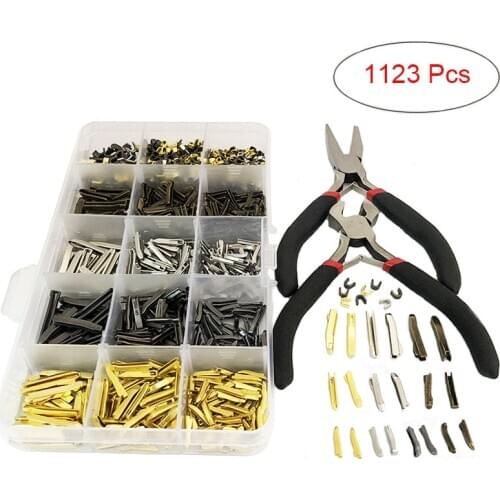 #3#5#8 Metal Zipper Latch Slider Retainer Insertion Pin Zipper Bottom Zipper Stopper for Clothes Jacket Repair