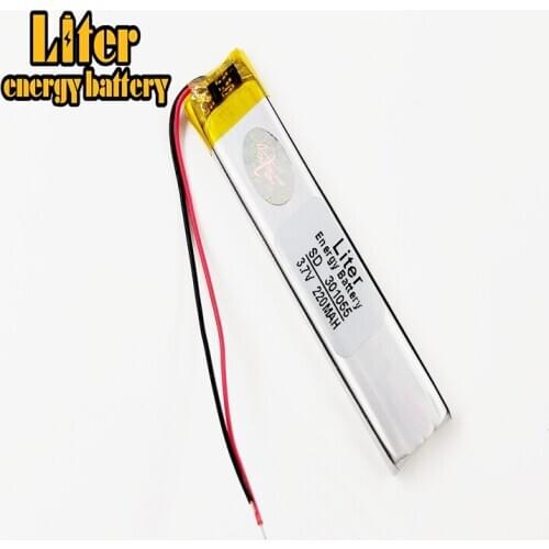 3.7V,220mAH,[301055] PLIB;polymer lithium ion / Li-ion battery for smart watch,BLUE TOOTH,GPS,mp3,mp4,toy,speaker