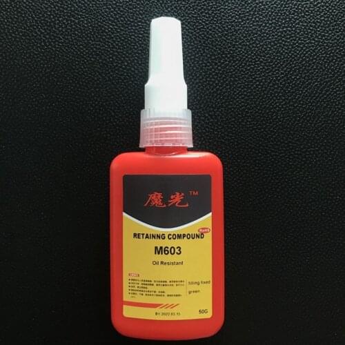 603 Anaerobic Adhesive Cylindrical Retaining Adhesive High Strength High Temperature Resistant Bearing Glue 50ml