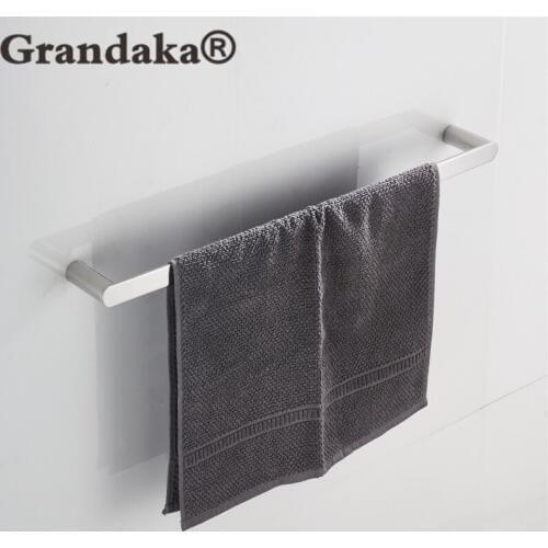 2018 Bathroom Accessories,Strong 304 Stainless Steel Material Chrome Finish Single Towel Bar&Towel Rack Bathroom Hardware