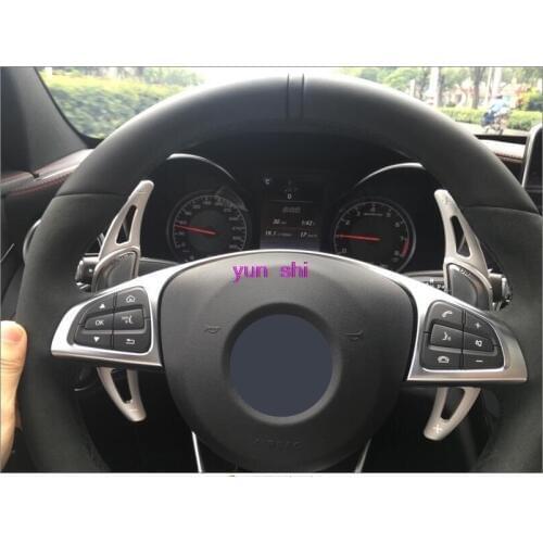 Aluminium Alloy Car Steering Wheel Paddle Shift Paddle Shifters Car-styling For BENZ AMG A45 CLA45 C63 S63 GLA45 C65 S65 .etc