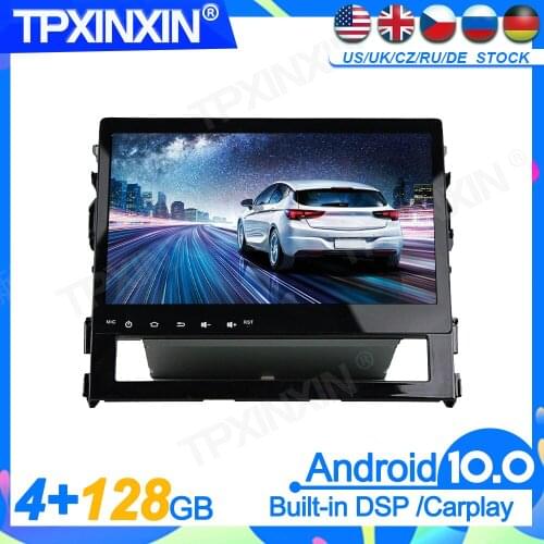 Android 10.0 For Toyota Land Cruiser 2019 2020 Head Unit Car Multimedia Player Auto Radio Tape Recorder GPS Navigation DSP IPS
