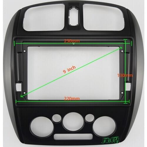 9 INCH Car Audio Frame GPS Navigation Fascia Panel Car dvd Plastic Frame Fascia is suitable for 2002-2008 MAZDA 323/FORD LASER