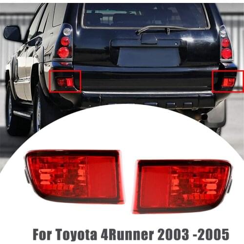 Car Rear Corner Parking Light Lens Bumper Reflector Side Marker Fog Lamp Cover for Toyota 4Runner for Land Cruiser Prado 120