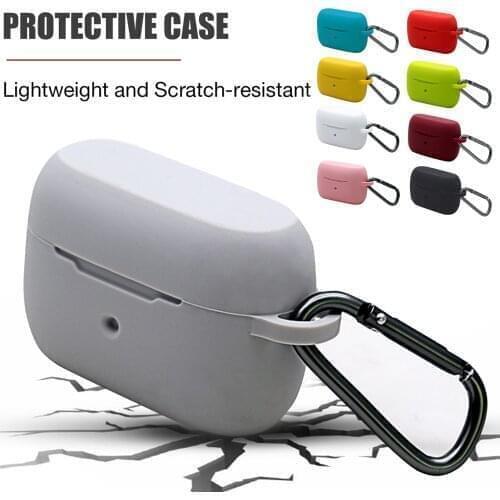 Earphone Case For Jabra Elite 85t Silicone Headphones Charging Box Soft Protective Cover Sleeve With Hook Accessories New