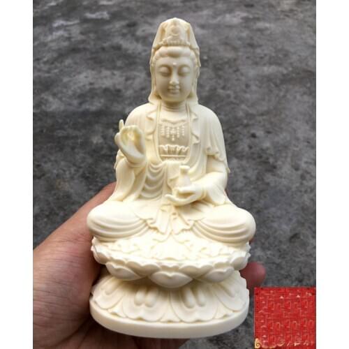 2021 HOME OFFICE Company SHOP CAR safety health good luck Efficacious protection Guan yin Avalokitesvara buddha carving statue