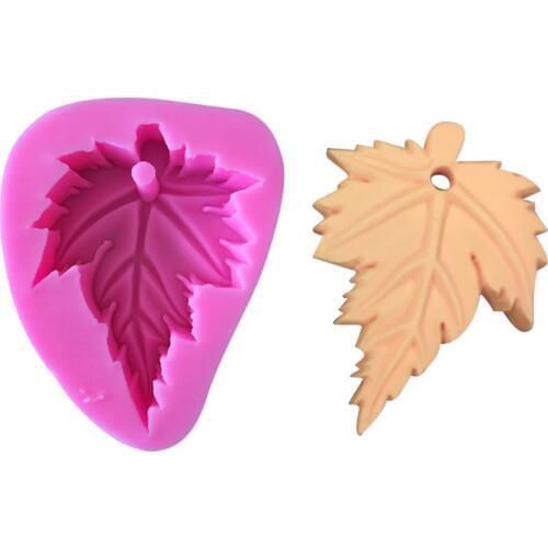Maple Leaf Shape DIY Fondant Sugar Mold Jelly Cookie Mold Chocolate Decoration Tools Pottery Clay Molds