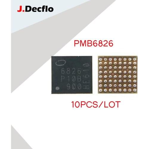 JDecflo 10pcs/lot BBPMU PMB6826 6826 BBPMU_RF Baseband Small Power IC Chip For iPhone 7 7plus Integrated Circuits Replacement