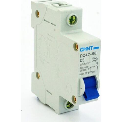 CHINT Circuit breaker MCB DZ47 C Type 3Amp 230/400V