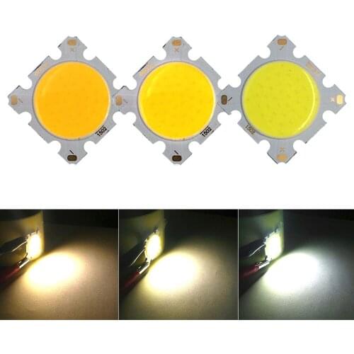 28mm Square Round COB LED Light Source 45V LED Bulb 15W Warm Natural Cold White Emitting Color for Downlight Spotlight Lamp