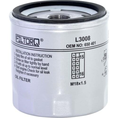 МАСЛЯНЫЙ ФИЛЬТР FILTORQ L3008-CHEVROLET Aveo, Captiva, Cruze, Lacetti Kalos / OPEL Antara, astra F/G Corsa A Frontera Omega