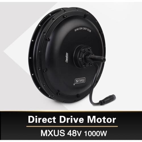 48V 1000W Brushless Direct Drive Hub Motor E-bike Motor Front and Rear Wheel Drive MXUS XF39 XF40 30H freehub