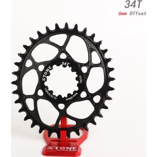 Oval Chainring 6mm offset for GXP xx1 Eagle GX X01 X0 X9 S R M 1x System Crank Narrow Wide