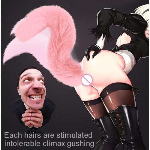 Cute ears Headbands with Fox Tail Metal Butt Anal Plug Erotic Cosplay Accessories Adult Sex Toys for Couples 2pcs