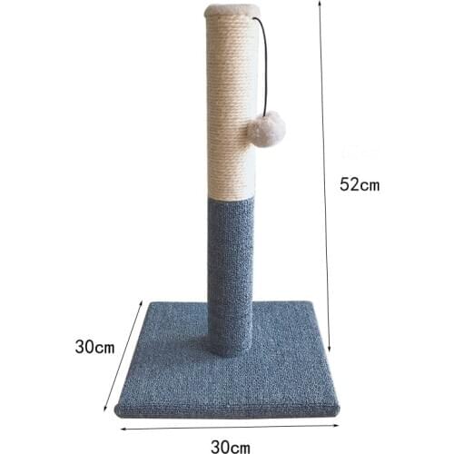 Detachable Cat Scratching Post Climbing Tree Scratcher with Hanging Feathers Sofa Scratching Post Toy Pet Activity Center