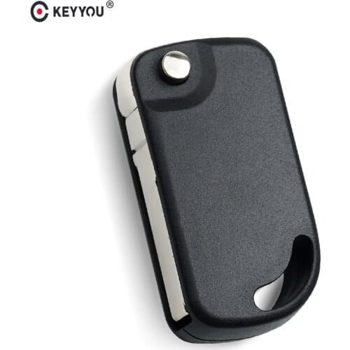 KEYYOU Flip Folding Remote key Shell Fob For VW VOLKSWAGEN Shell Replacement Auto Car Key Cover blank Case No Button