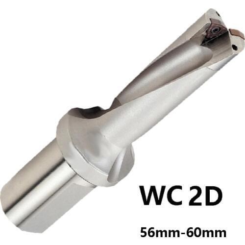 BEYOND 2D WC Indexable Drill Bit U Drill Hexagonal Inserts 56 57 58 59 60 mm DTH drills use Carbide Insert WCMT CNC Tools