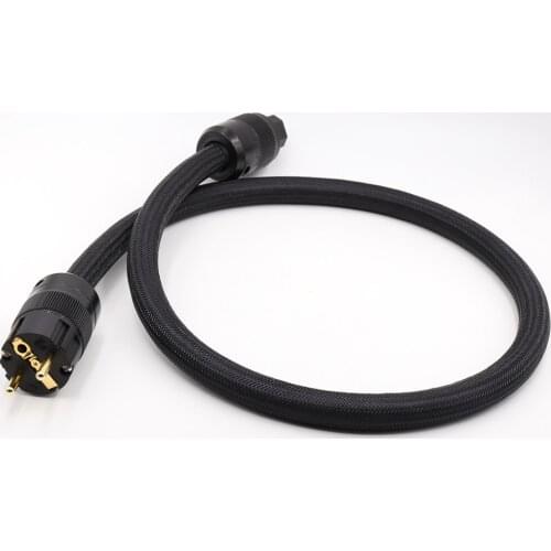 0.5M~3M Hi-End Hi-Fi FURUKAWA Audio Power Cable Cord Schuko US IEC Plug