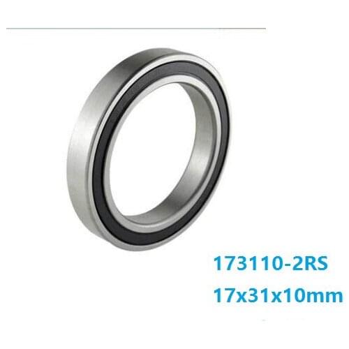 10pcs/50pcs 173110-2RS 173110 RS 17x31x10mm Deep Groove Ball Bearing for bicycle bottom bracket 17*31*10 MR173110