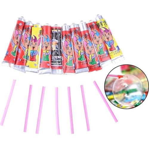 10Pcs Bubble Glue Blowing Bubble Ball Toys For Children Space Balloon Nostalgic Classical Outdoor Toys Not Easy To Break