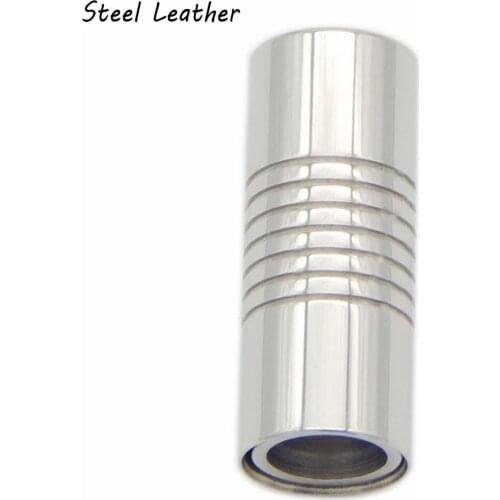 20pcs/lot engrave logo hole:2/3/4/5/6/7/8mm Round Strong Magnetic Clasps Fit Bracelets Necklace End Clasp Connectors for Making