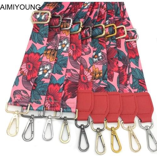 AIMIYOUNG Flower Bag Straps Handbag Belt Shoulder Bag Wide Strap Replacement Strap Accessory Bag Part Adjustable Belt For Bags