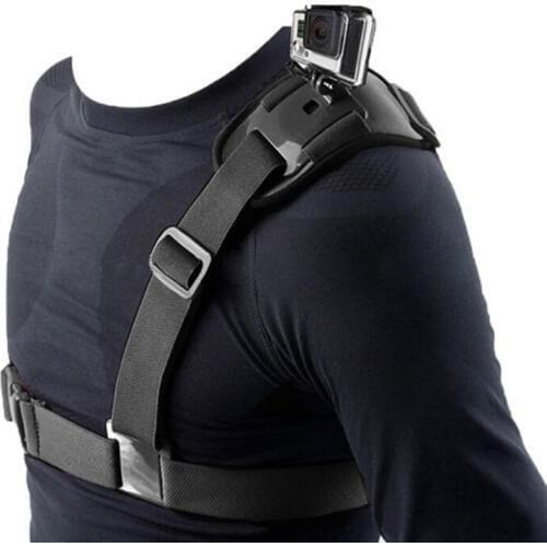 For Gopro Accessories Camera Shoulder Strap Mount Hero 4 3 2 SJ4000 4K SJ8000 SJ7000 Camer Chest Harness Belt Adapter CS001