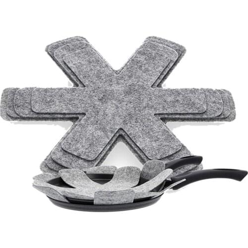 Saucer, 30 Pcs Pan Protector, Dishwasher Safe, Heat Resistant Honor For Pans, Pots And Bowls-ABUX