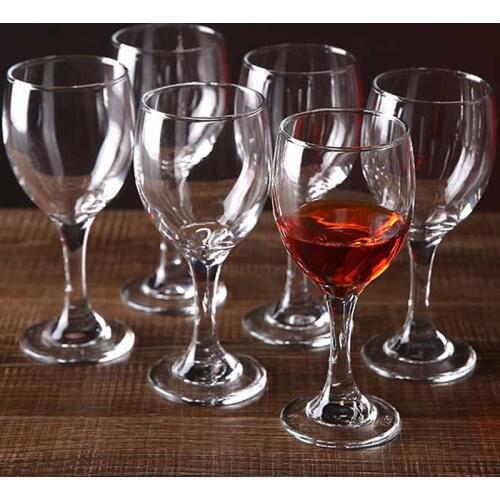Wine Glass 6 pcs set Beer Cup Lead-free Glass for Shot Party Liqueur Goblet 120ml 190ml Foreign Cocktail European Tankards