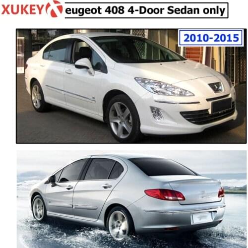For Peugeot 408 Sedan Mudflaps Splash Guards Mud Flap 2010-2015 Mudguard Fender 2011 2012 2013 2014 Front Rear Car Mud Flaps