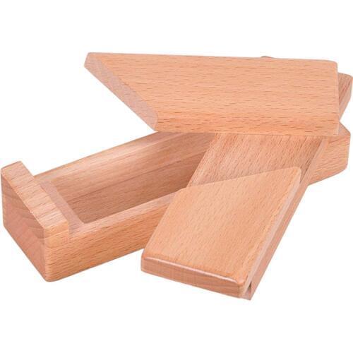 Wooden Brain Teaser Secret Opening Puzzle Box Magic Mysterious Box Gift Box Improve Intelligence Toys