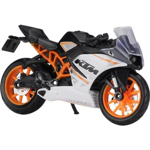 Maisto 1/18 KTM RC 390 Metal Alloy Collection Simulation Motorcycle Racing Model Car Decoration Toys