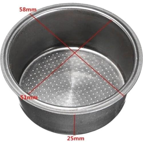 Coffee Filter Cup 51mm Non Pressurized Filter Basket For Breville Filter Krups Coffee Products Kitchen Accessories