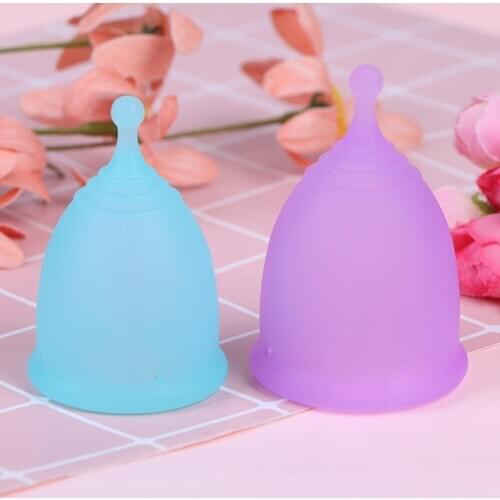 Menstrual Cup Medical Grade Soft Silicone Moon Lady Period Hygiene Reusable