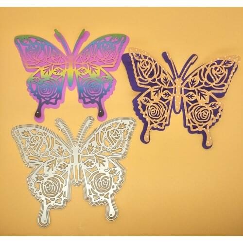 New hollow big butterfly metal cutting mold photo album paper DIY gift card decoration embossed crafts