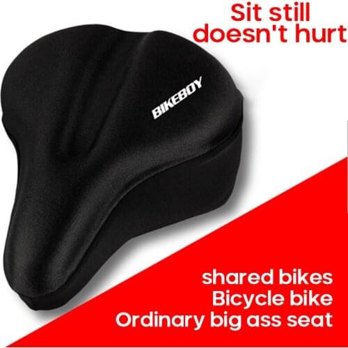Bicycle-Saddle-Seat-Cover Cycling Soft-Silicone MTB Extra-Comfort Bicycle Mat Saddle Cycling Cushion-Cover Bike Silicone Cushion