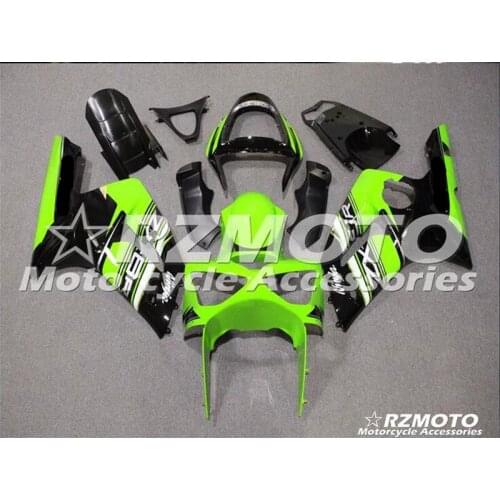 New ABS Motorcycle fairing kit For Kawasaki Ninja ZX6R 636 2003 2004 Bodywork Injection mold black green Store No.0063