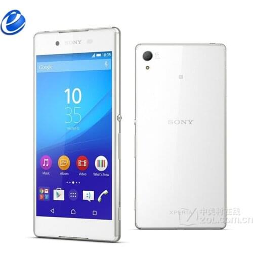 Original Sony Z3+ E6553 Z3 plus / Z4 Single Sim NFC 4G LTE Octa Core 5.2" Android cellphone 3GB RAM 32GB ROM WIFI mobile phone