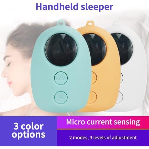 Portable Anti Sleepless Device With LCD display Microcurrent Sleep Aid Instrument Anxiety Relief Sleep Fast Sleep Helper